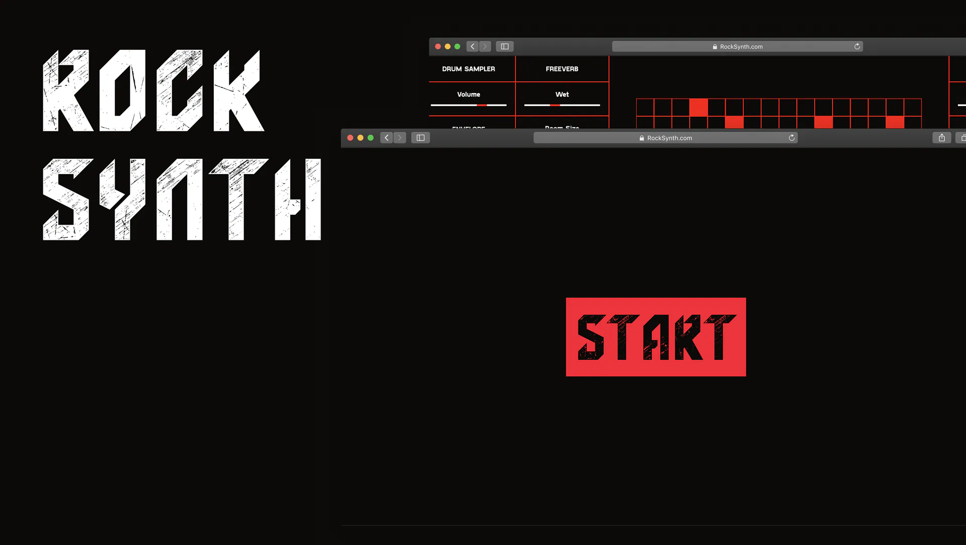Browser-Based Rock Synth — slide 1